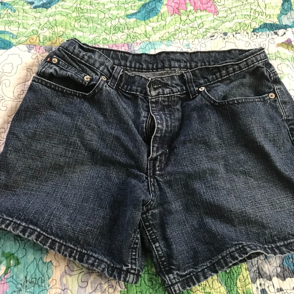 Dark  Short Jeans